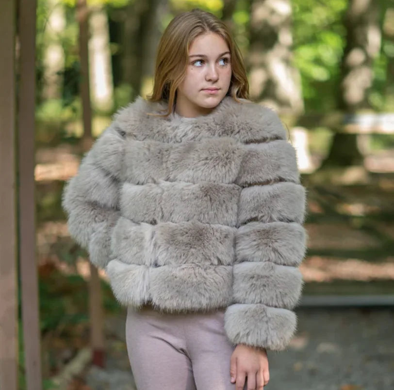Chic Fox Fur Street Style Coat
