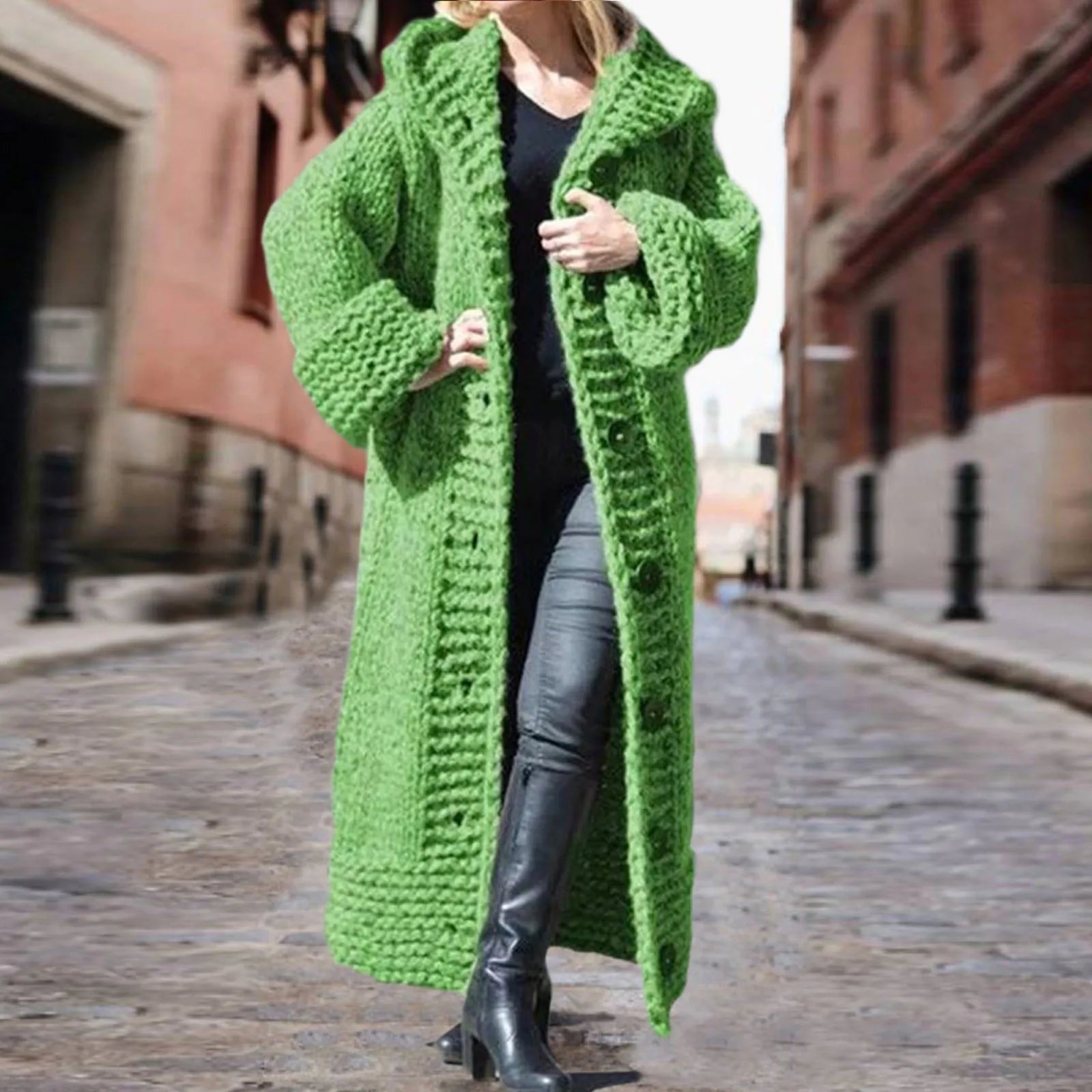 Long Sleeve Korean Trend Knit Sweater