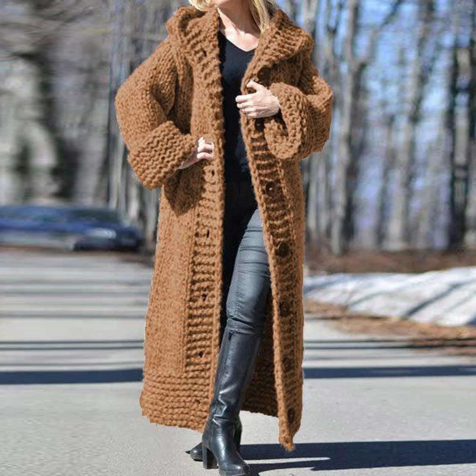 Long Sleeve Korean Trend Knit Sweater
