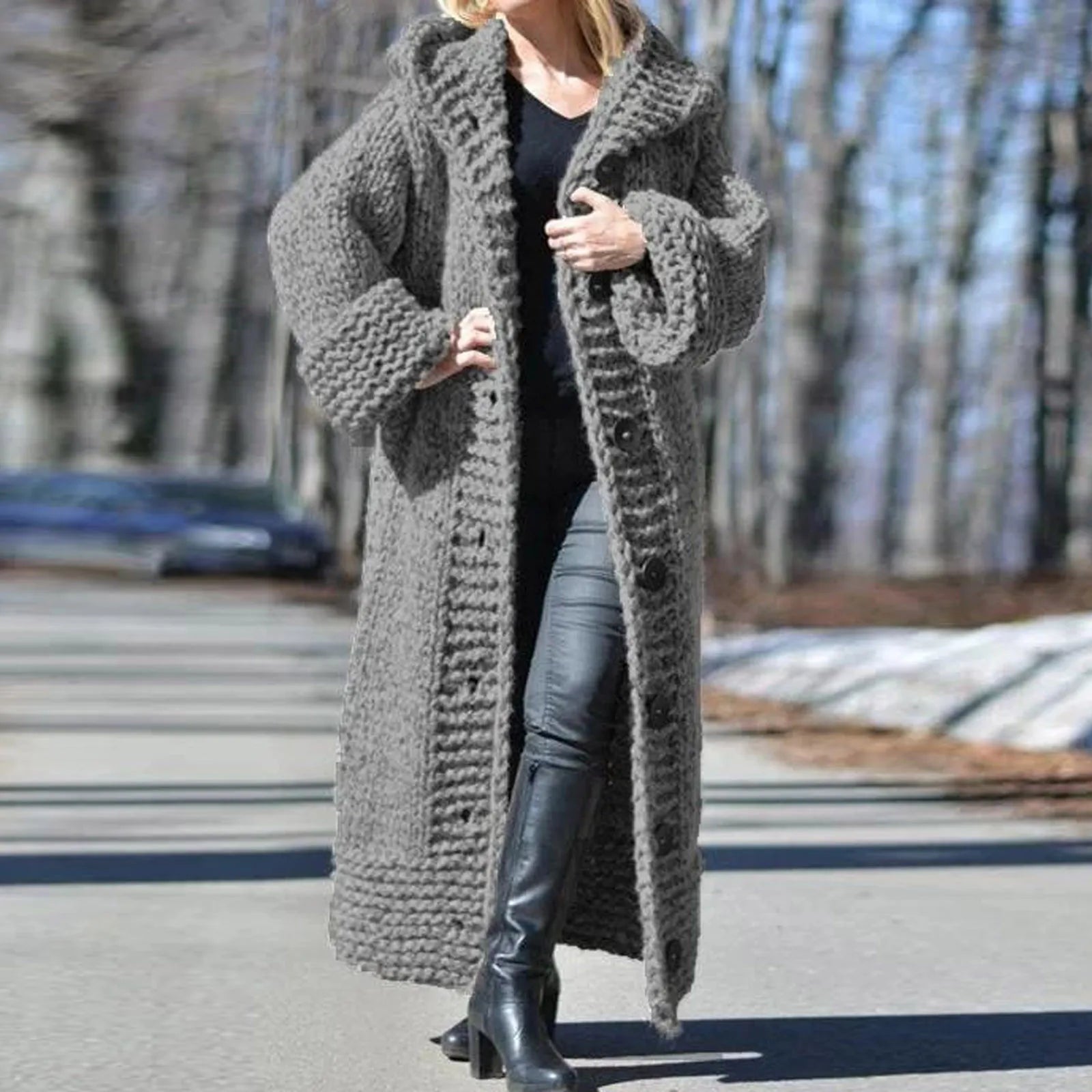 Long Sleeve Korean Trend Knit Sweater