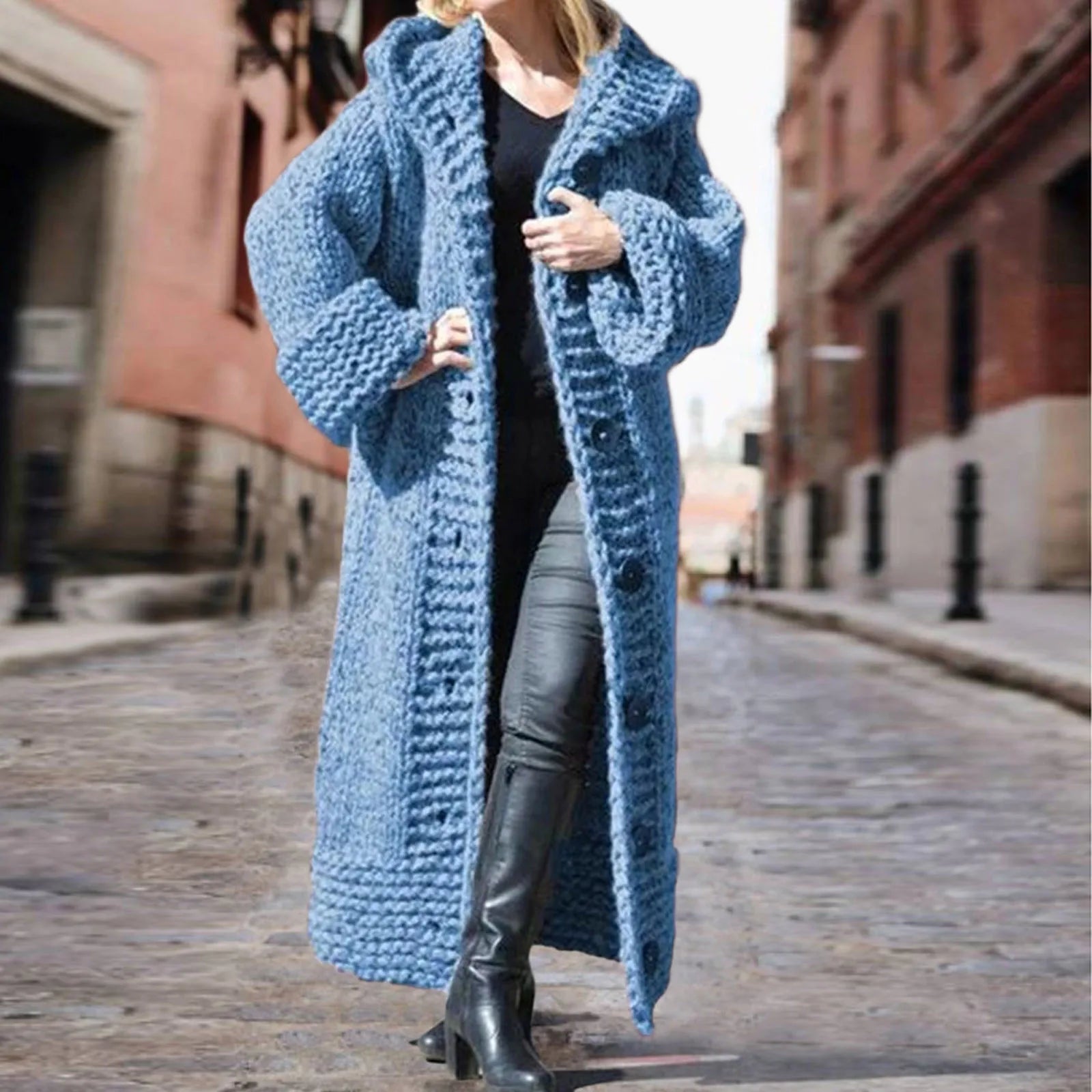 Long Sleeve Korean Trend Knit Sweater