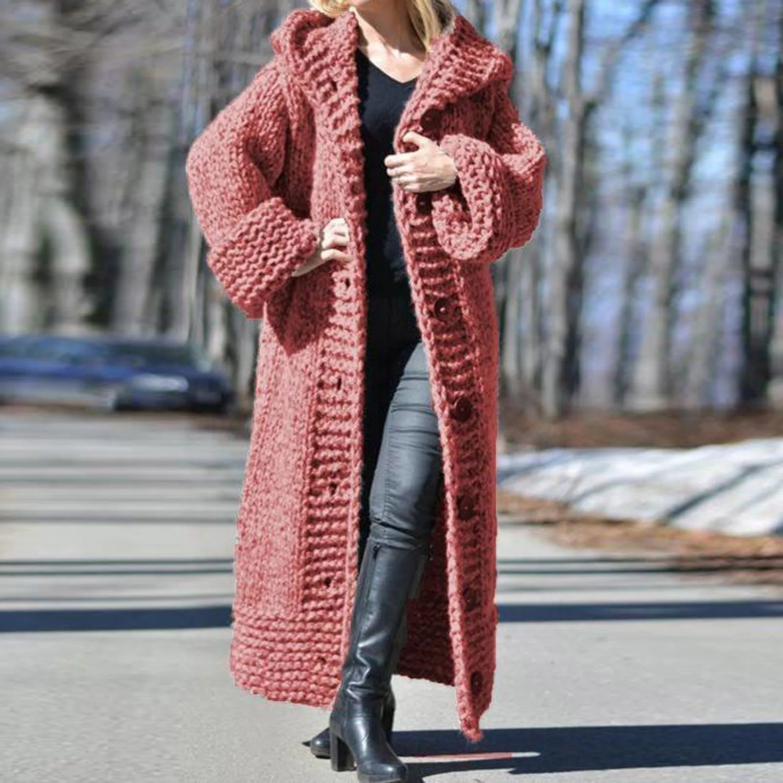 Long Sleeve Korean Trend Knit Sweater