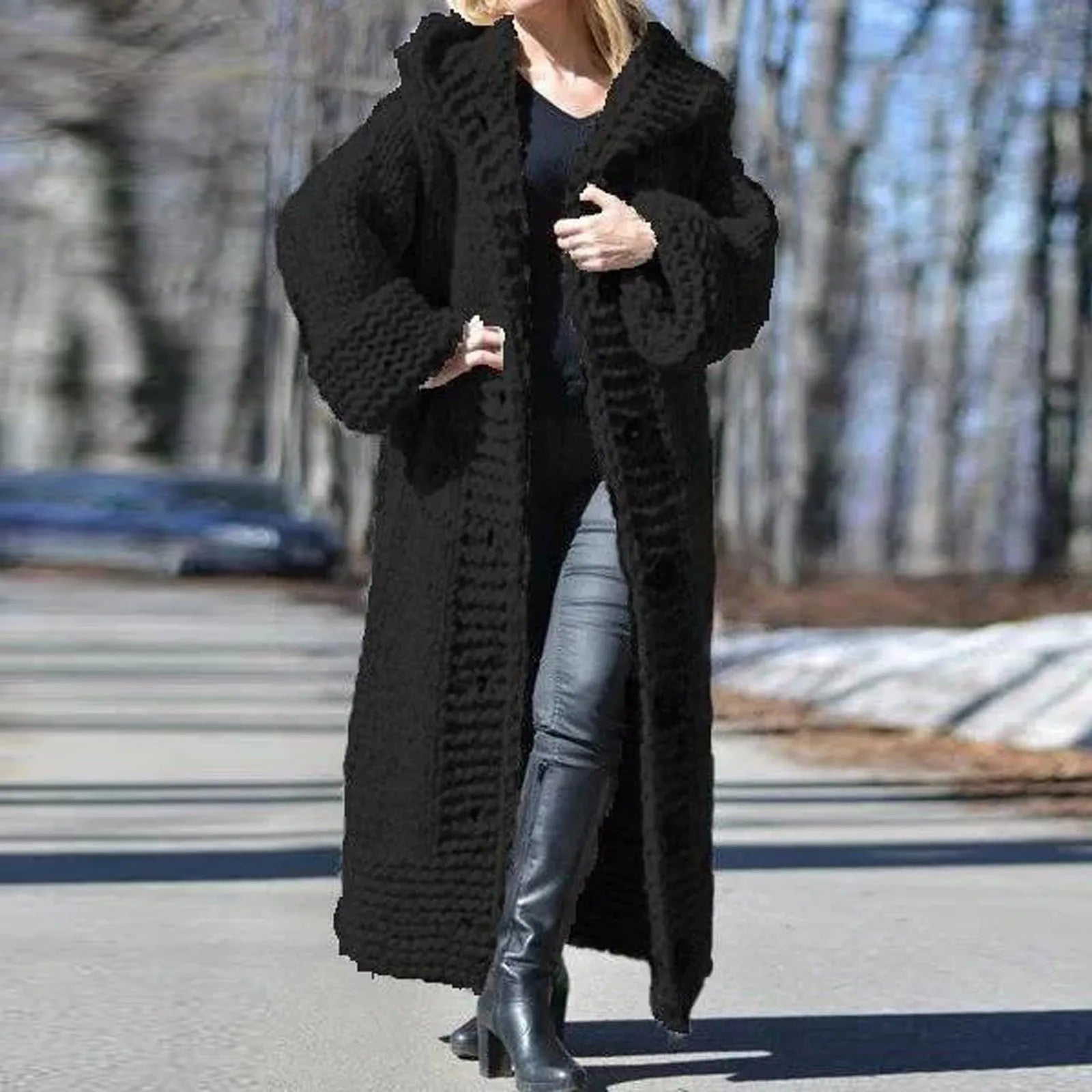 Long Sleeve Korean Trend Knit Sweater
