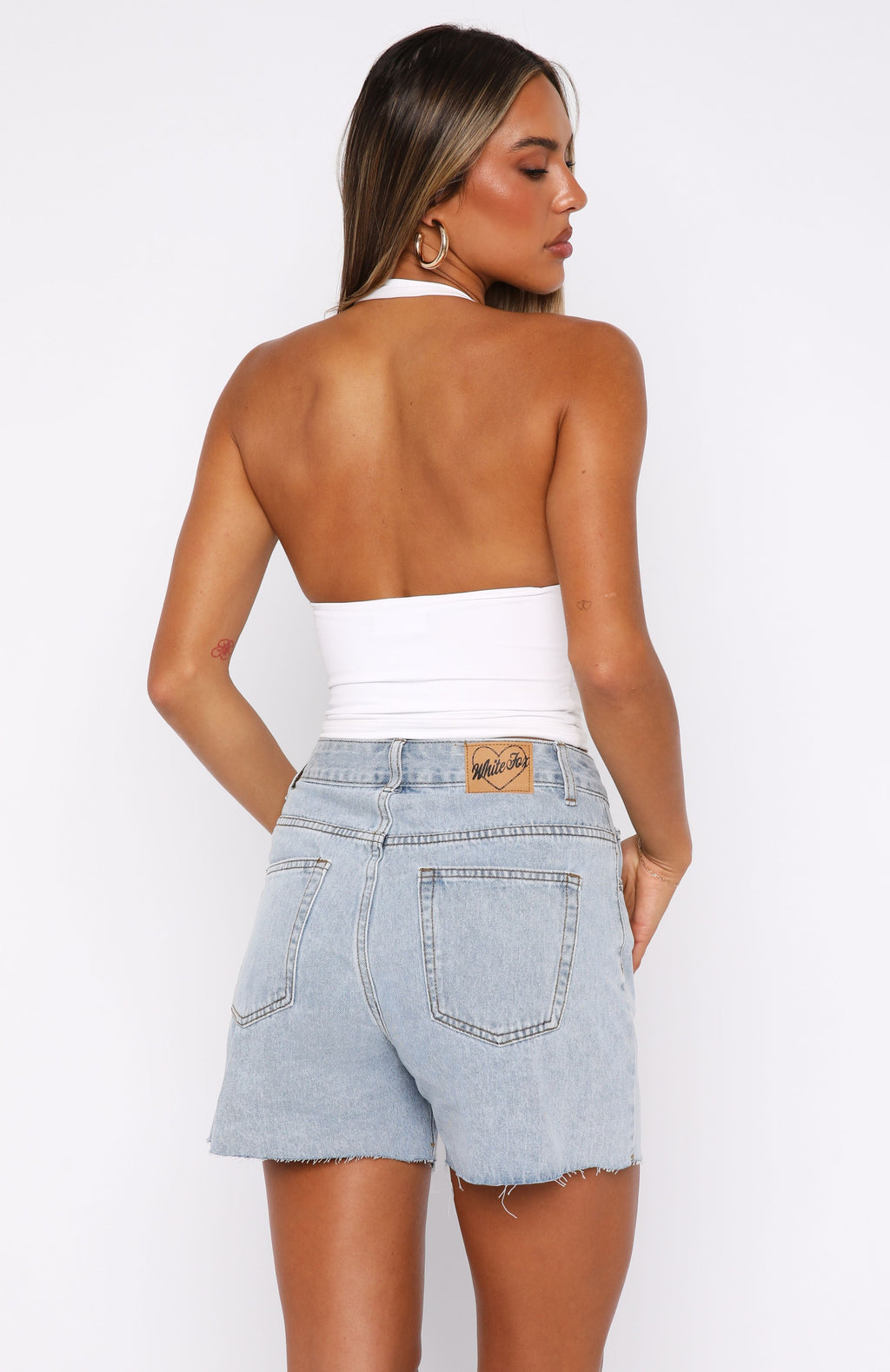 Light Blue Keep It Brief Denim Short