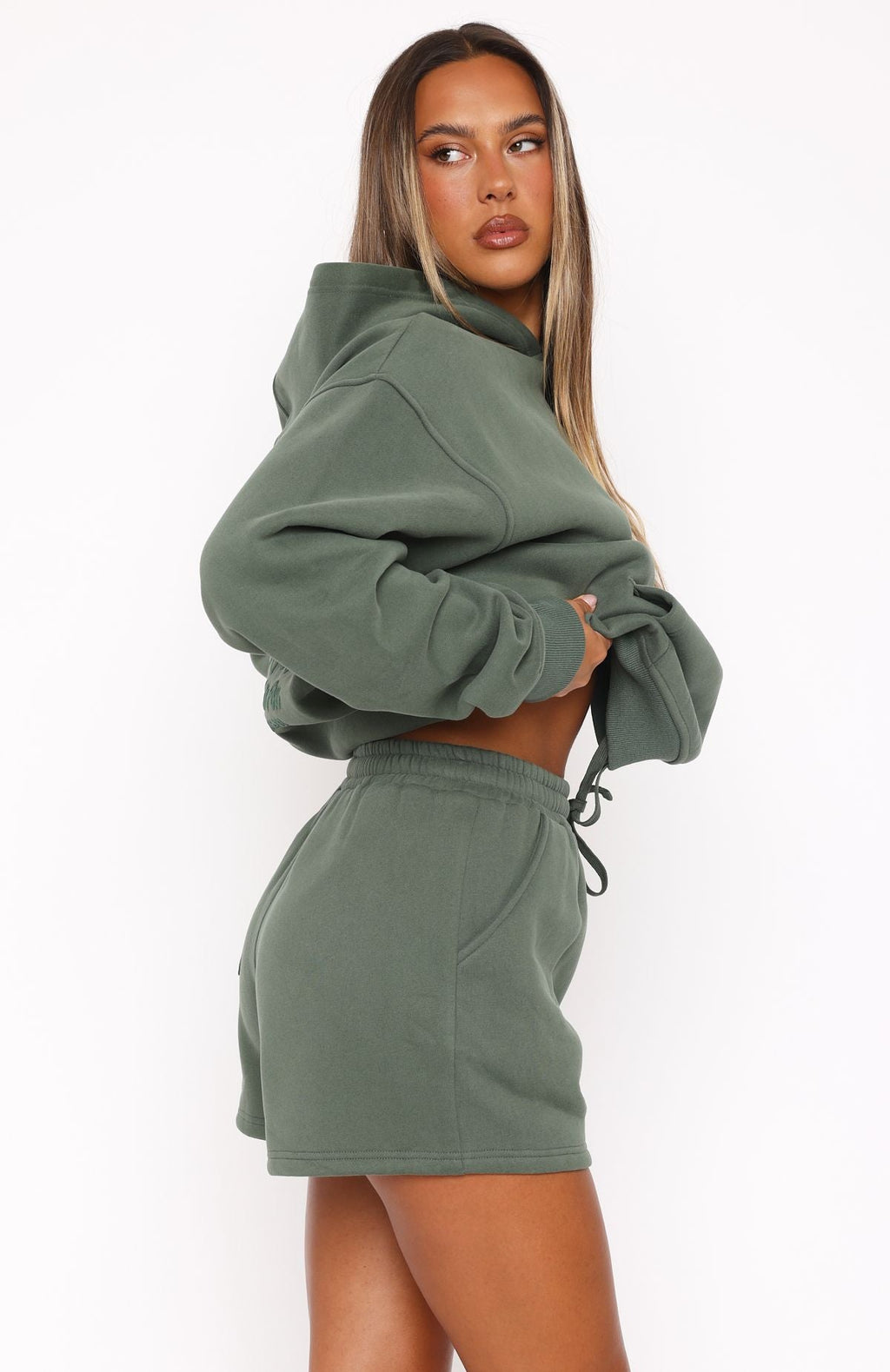 Dark Green Leisure Edition Lounge Short