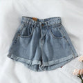 Loose Elastic Wide Leg Relaxed Short