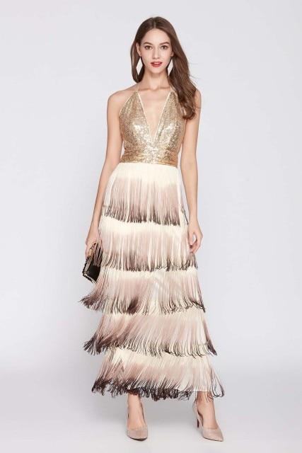 Glamorous Evening Runway Elegant Party Dress