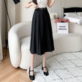 High Waist A-line Midi Pleated Vintage Umbrella Skirt