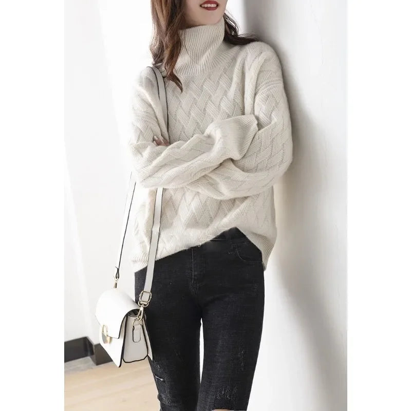 Thick Cashmere Loose Winter Sweater