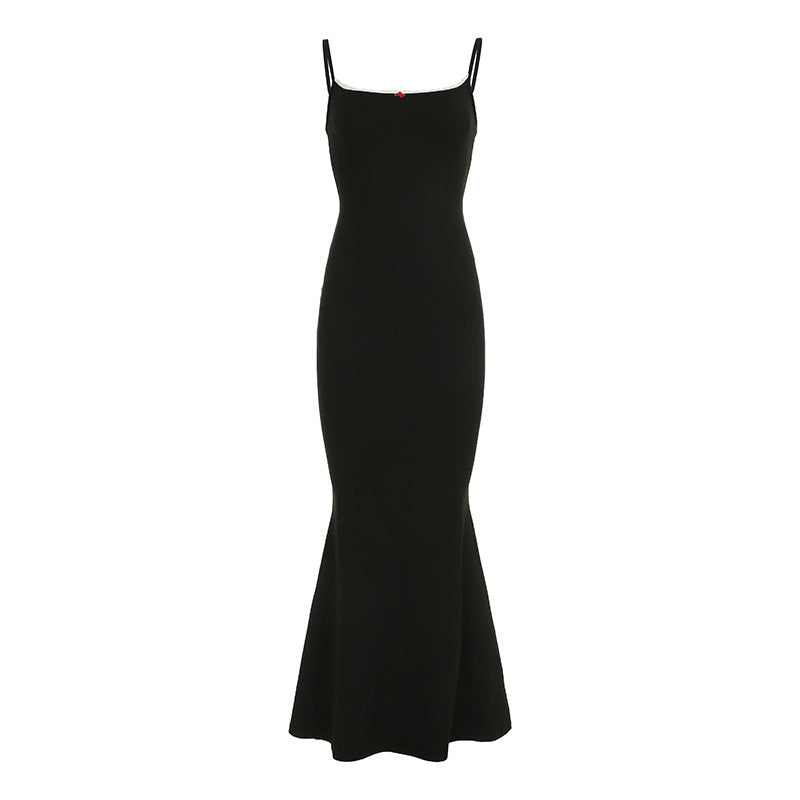 Floral Lace Sheath Fishtail Maxi Dress