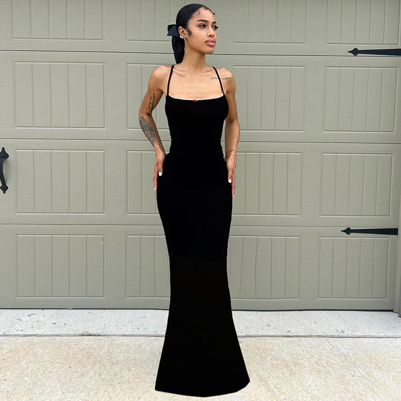 Floral Lace Sheath Fishtail Maxi Dress