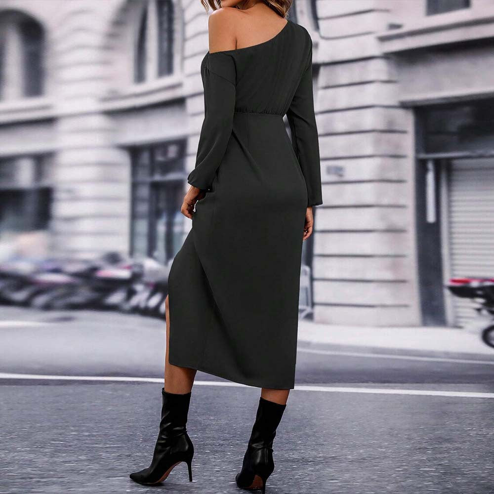 Elegant Intellectual High Sense Midi Maxi Dress