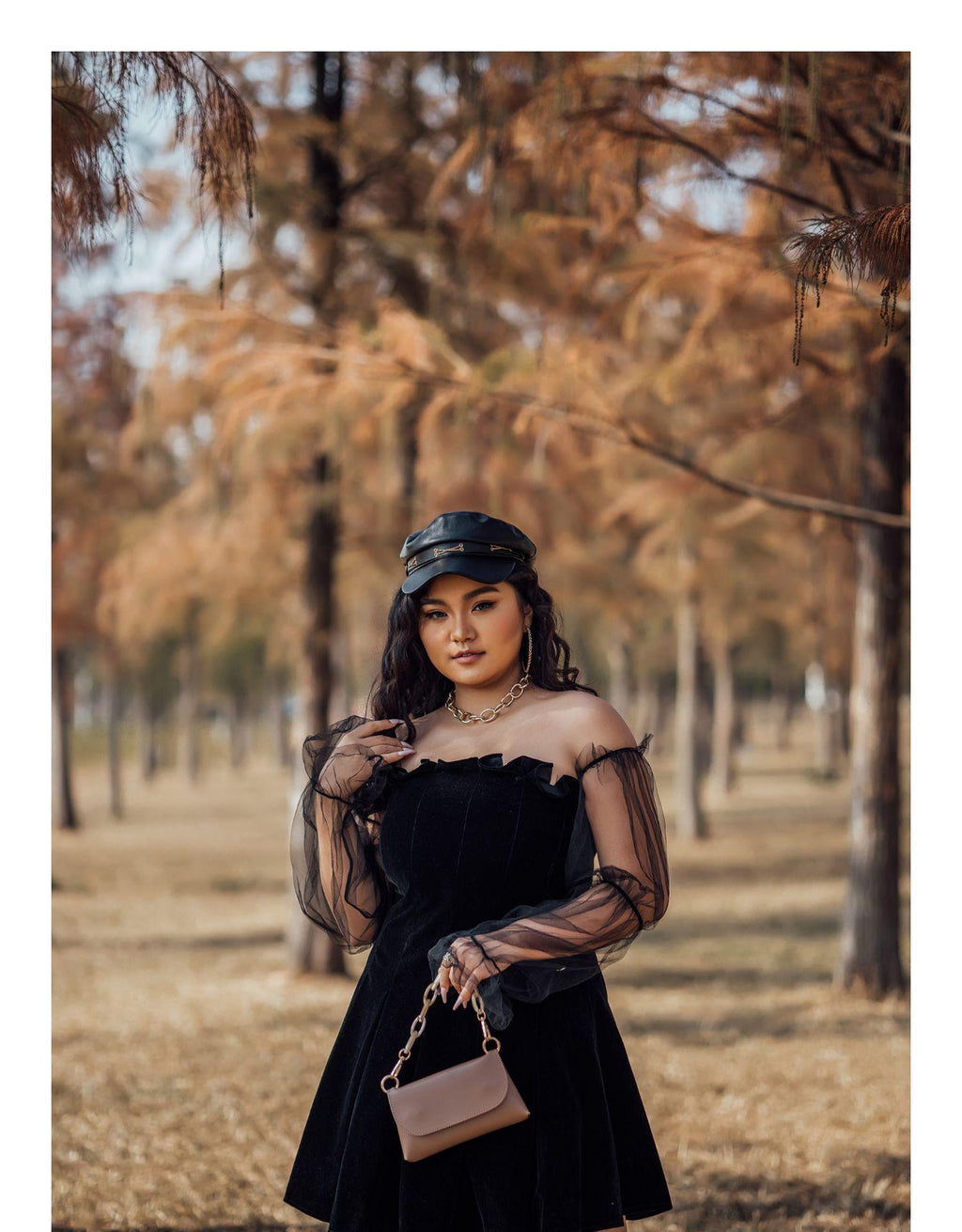 Off Shoulder Lantern Sleeve Mini Party Dress