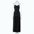 Halter Backless Side Slit Slim Maxi Dress