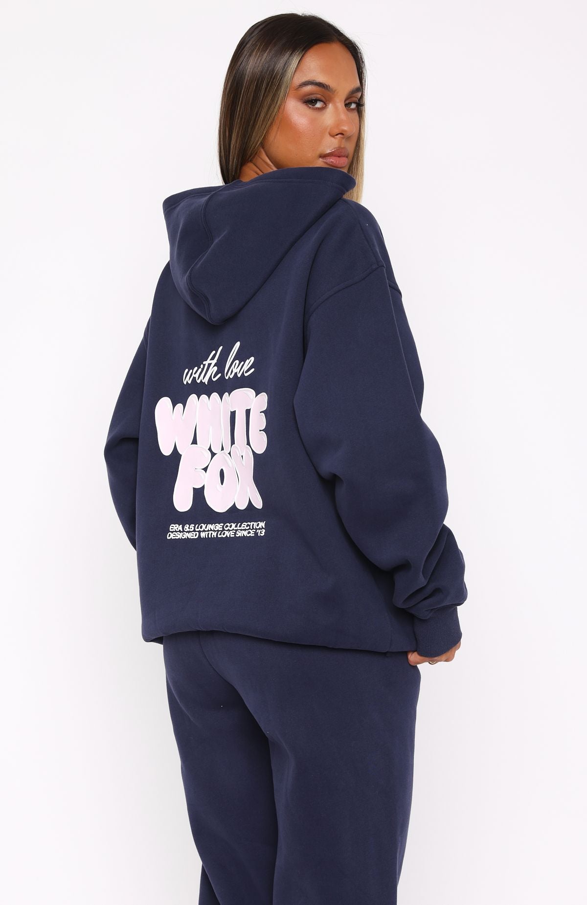 With Love Always Navy Hoodie