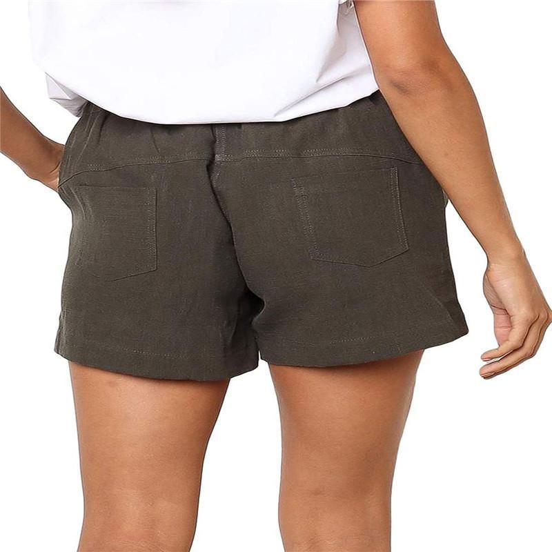 Linen Drawstring Pocket Comfort Short