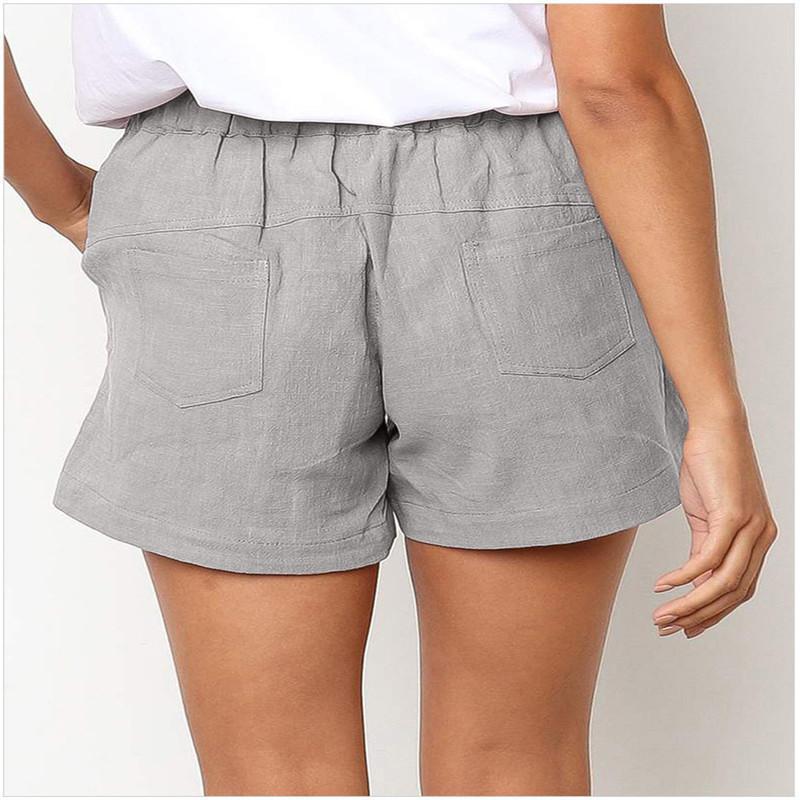 Linen Drawstring Pocket Comfort Short