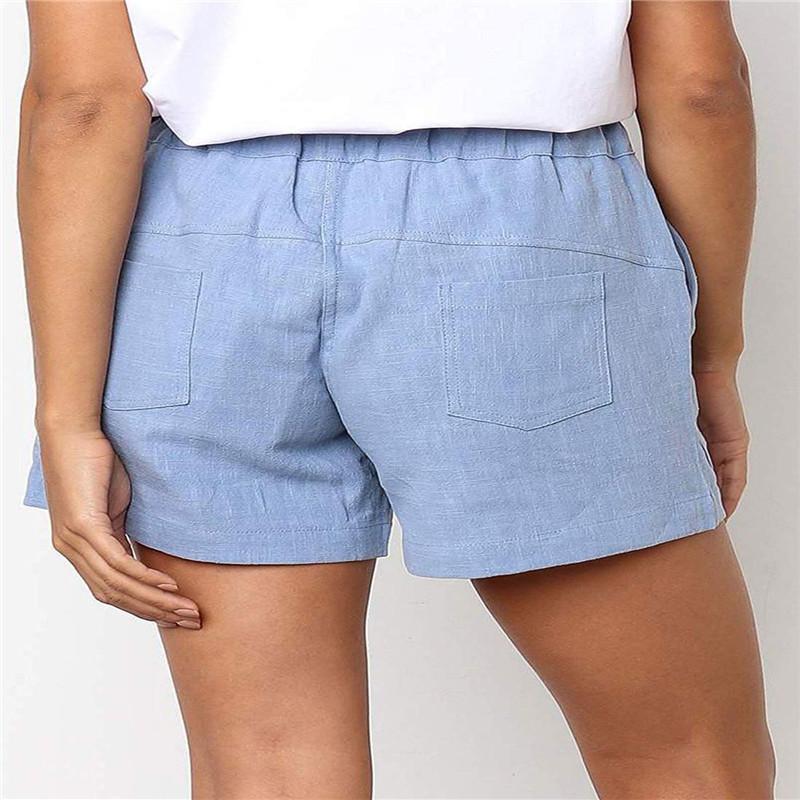 Linen Drawstring Pocket Comfort Short