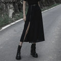 Minimalist Two Layer Chiffon Belted Mini Dress