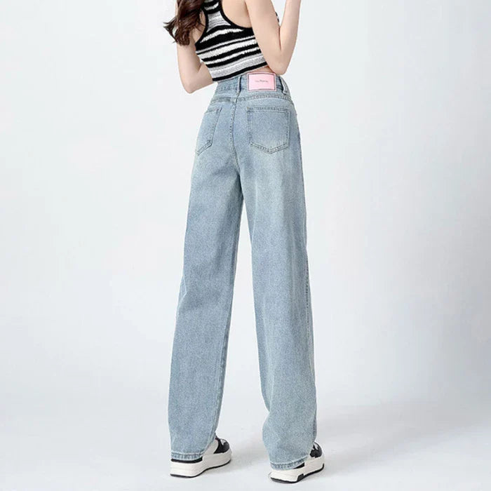 Standard Wide Leg Straight Mop Jean