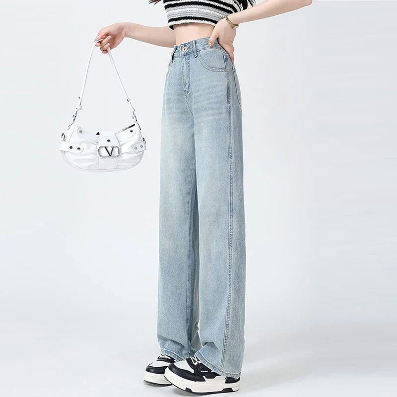 Standard Wide Leg Straight Mop Jean
