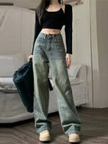 Distressed 90s Baggy Wide Leg Vintage Jean