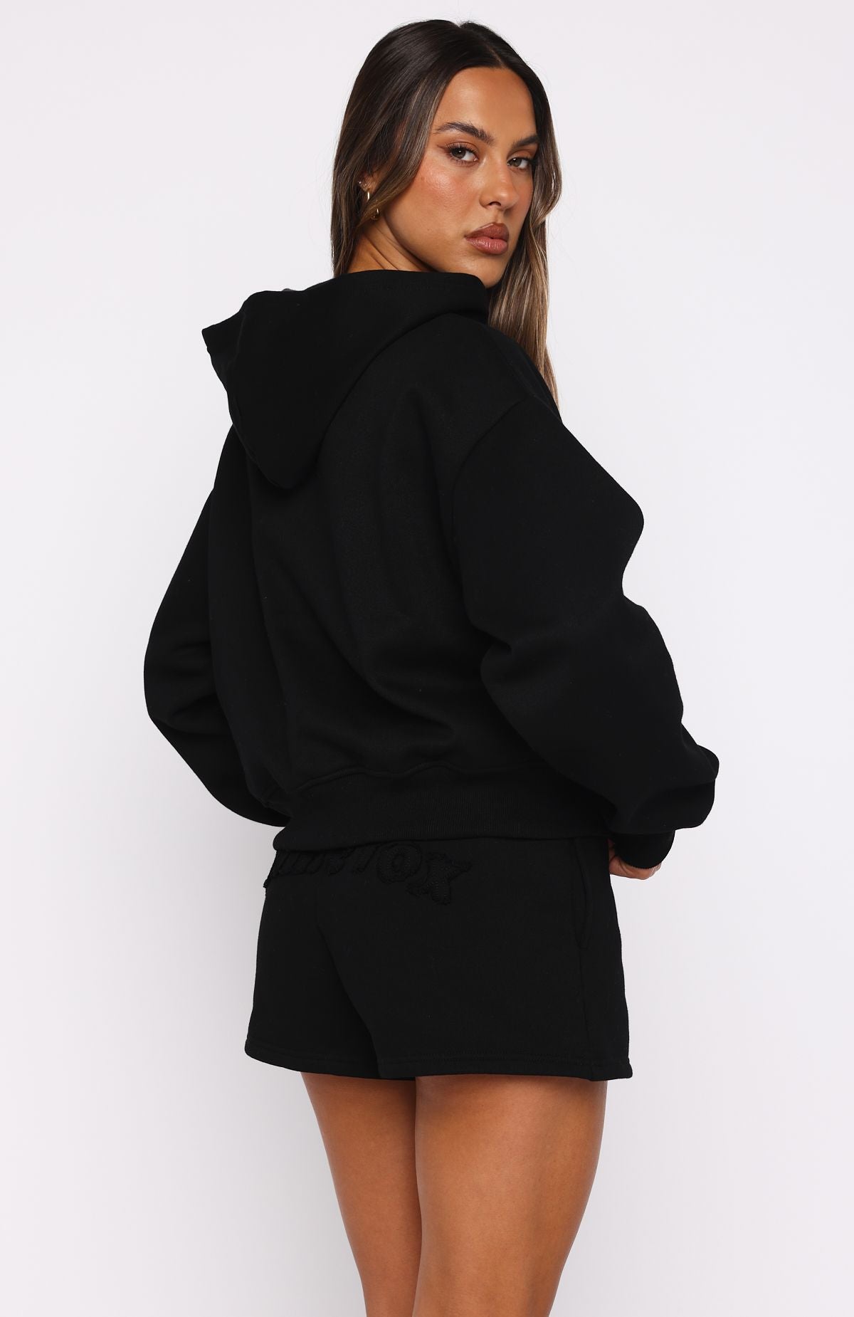 From Archives Lexi Boxy Black Hoodie