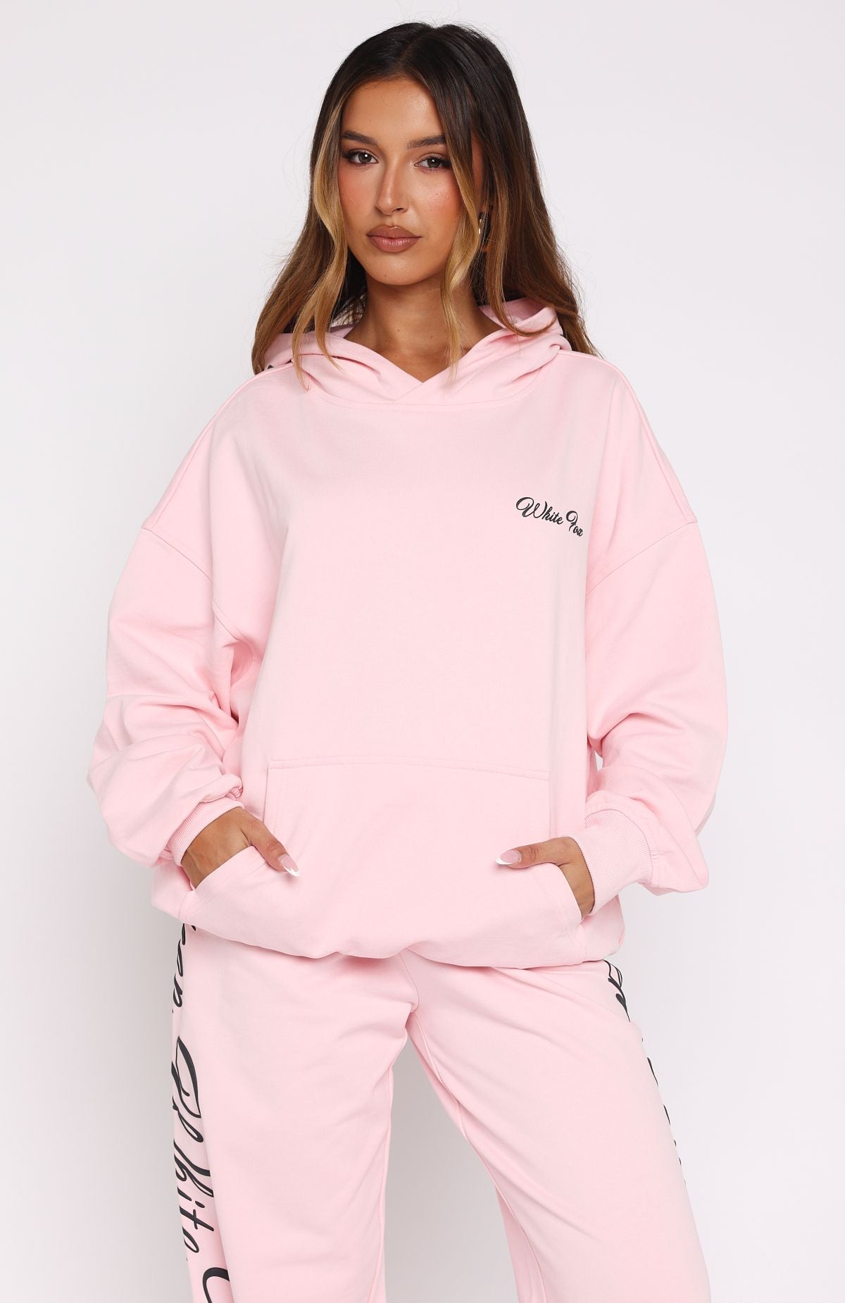 Lucky Thirteen Shaya Oversized Soft Pink Hoodie