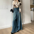 Burlap Design Loose Thin Skirt Jean