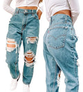 Slim High Waist Loose Fit Summer Jean