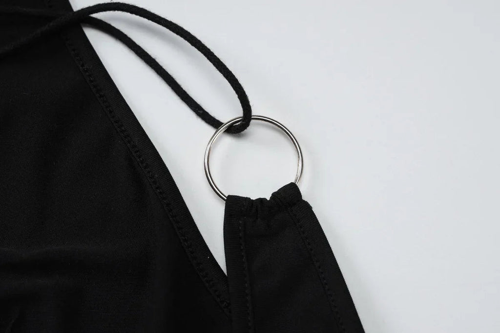 Cut Out Bandage Backless Maxi Party Dress