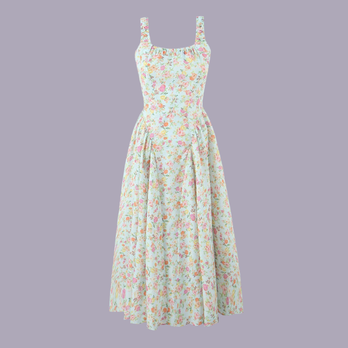Floral Casual Midi Dress