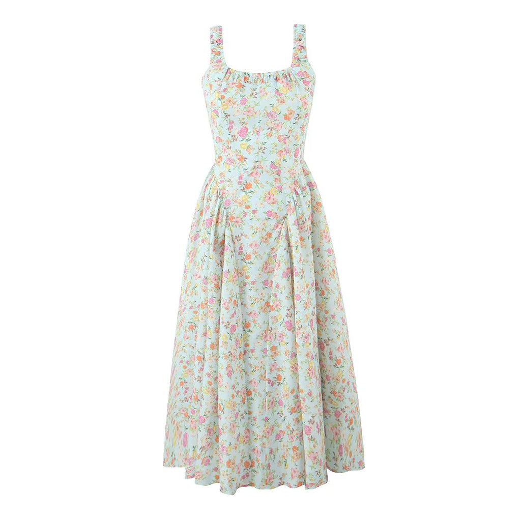 Floral Casual Midi Dress
