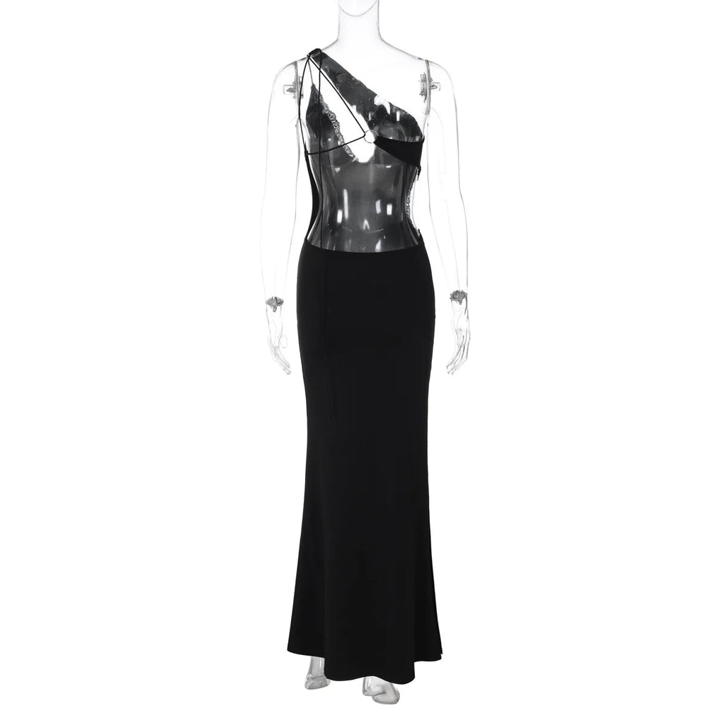 Cutout Bandage Backless Maxi Dress