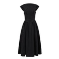 Short Sleeve Hollow Back Party Dress