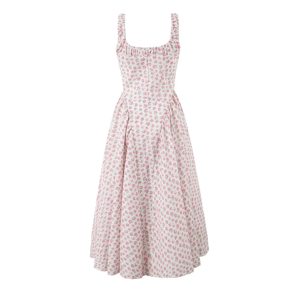 Floral Casual Midi Dress