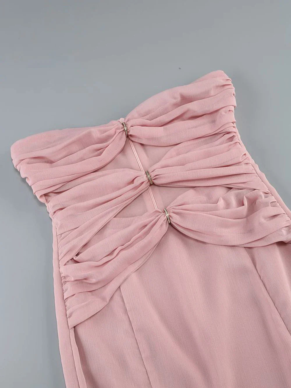 Twisted Tube Mermaid Style Midi Dress