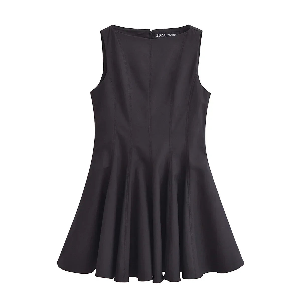 Sleeveless Pleated Summer Casual Mini Dress