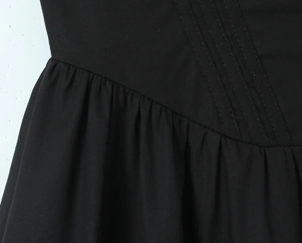 Corset Low Waist White Midi Dress