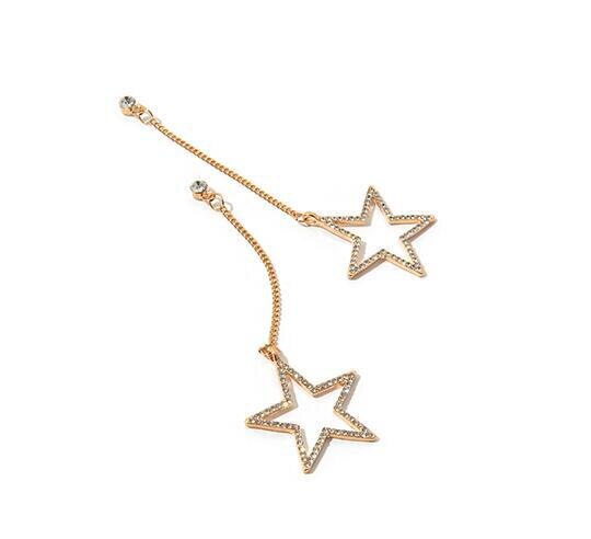 Crystal Dangle Star Earring