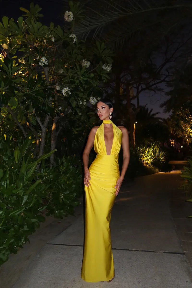 Beach Solid Texture Split A-Line Maxi Dress