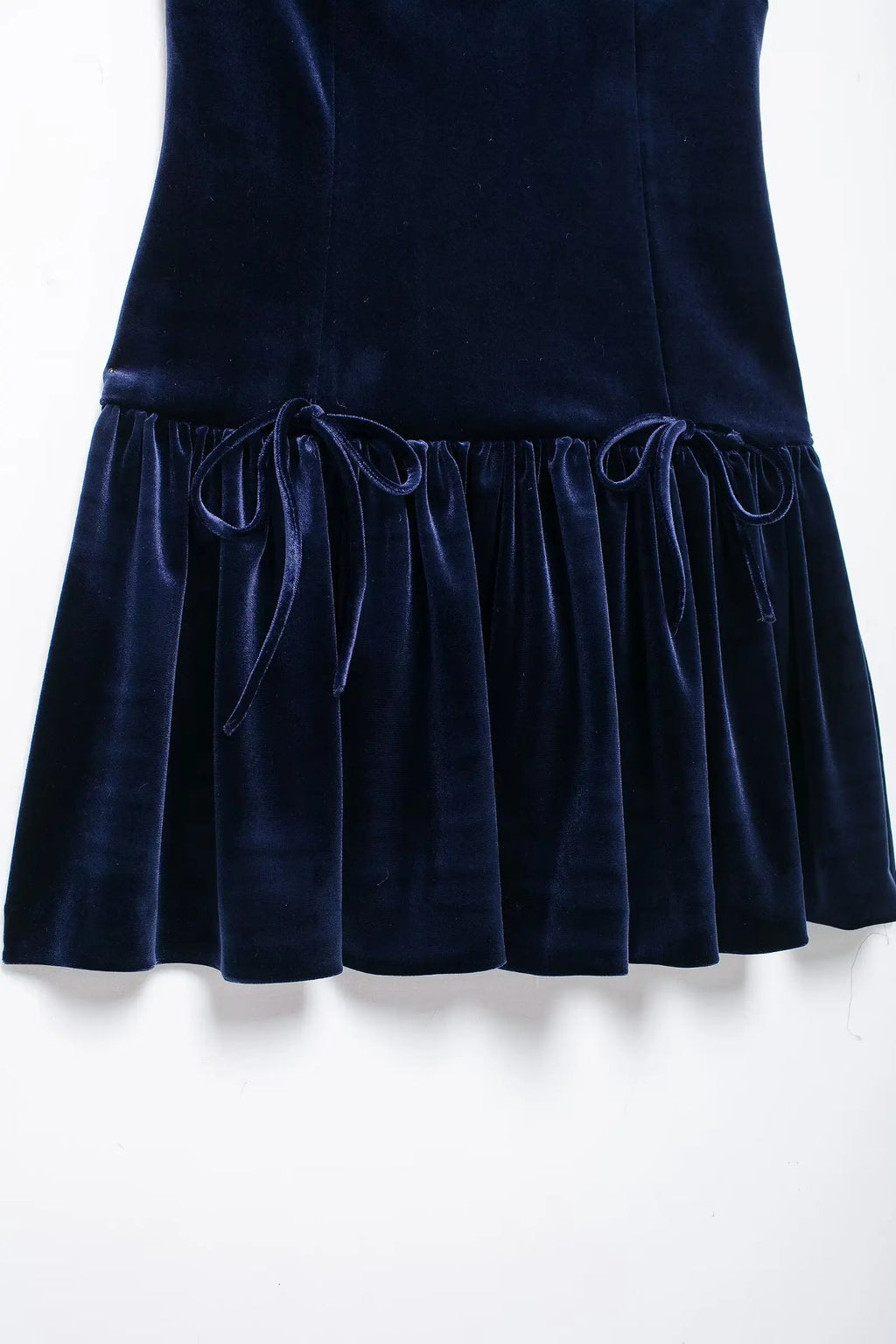 Bow Crew Neck Sleeveless Elegant Mini Dress