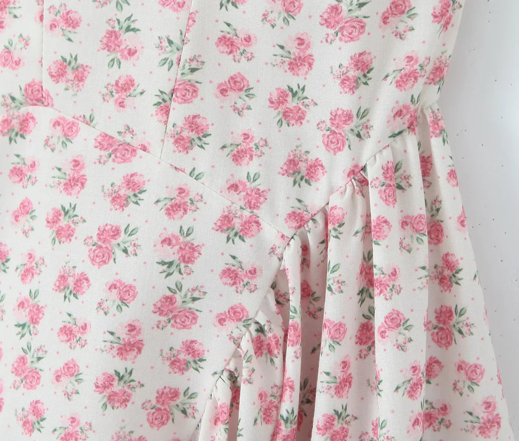 Floral Casual Midi Dress