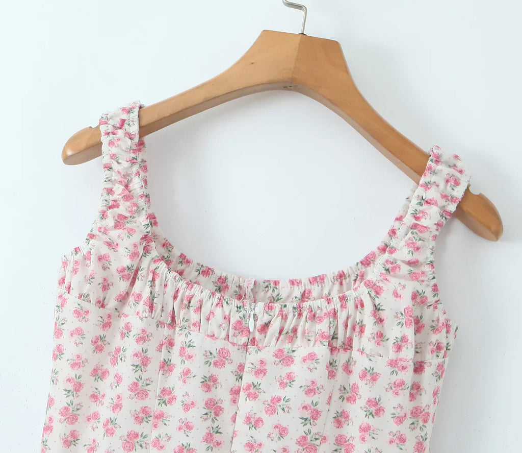 Floral Casual Midi Dress