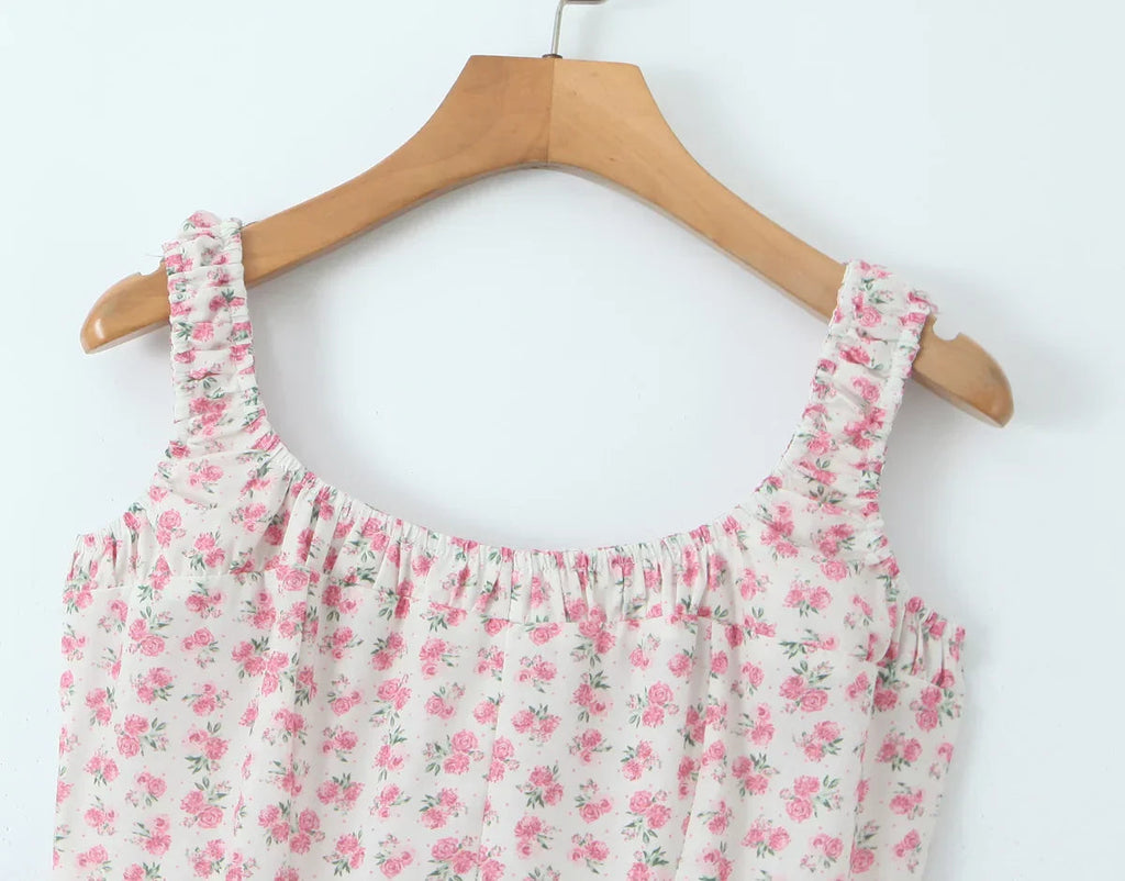 Floral Casual Midi Dress