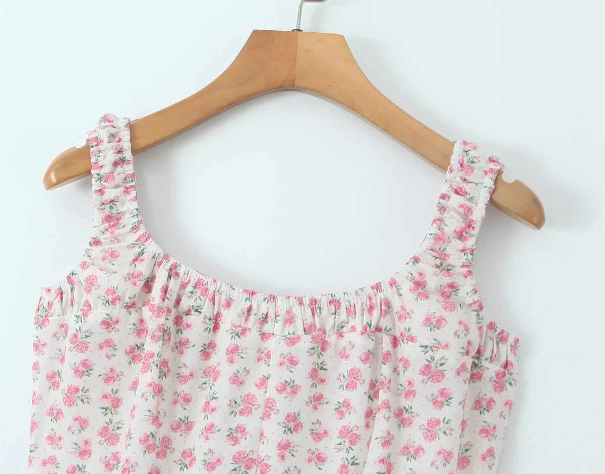 Floral Casual Midi Dress