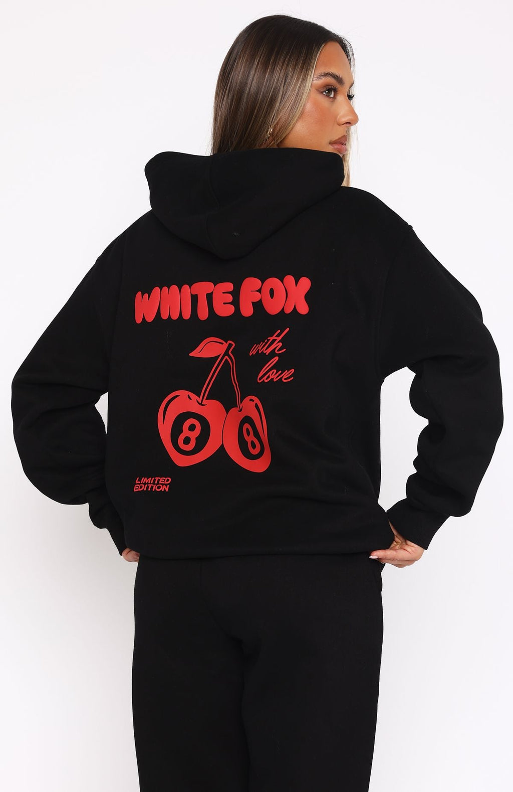 With Love Moment Black Hoodie