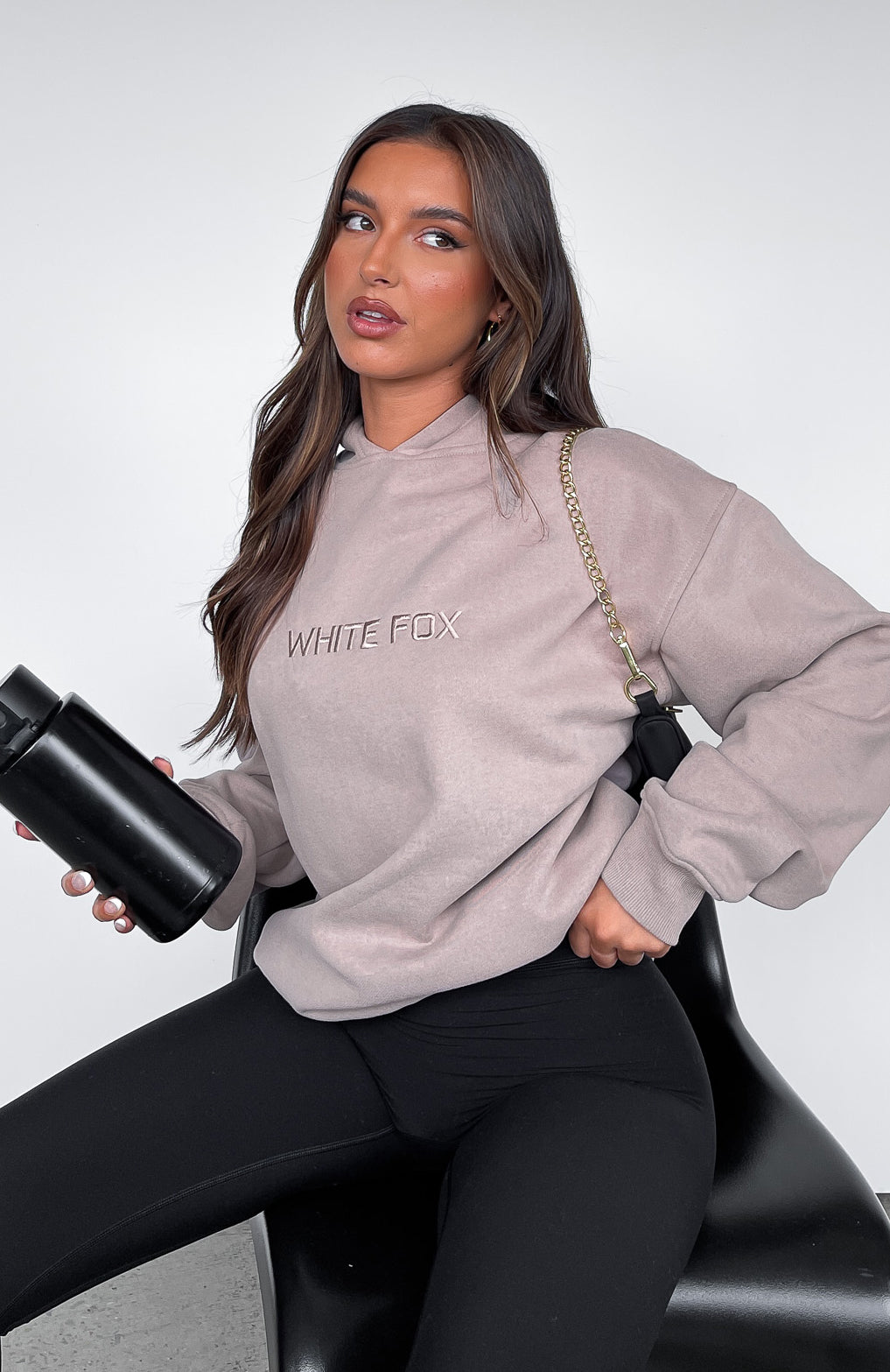 Stay Lifted Oversized Cinnamon Hoodie