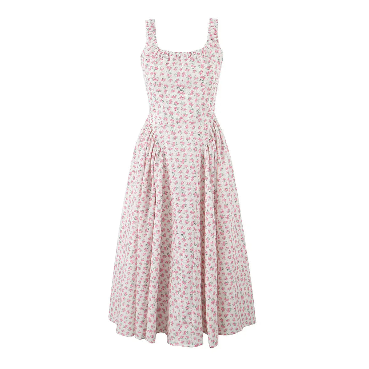 Floral Casual Midi Dress