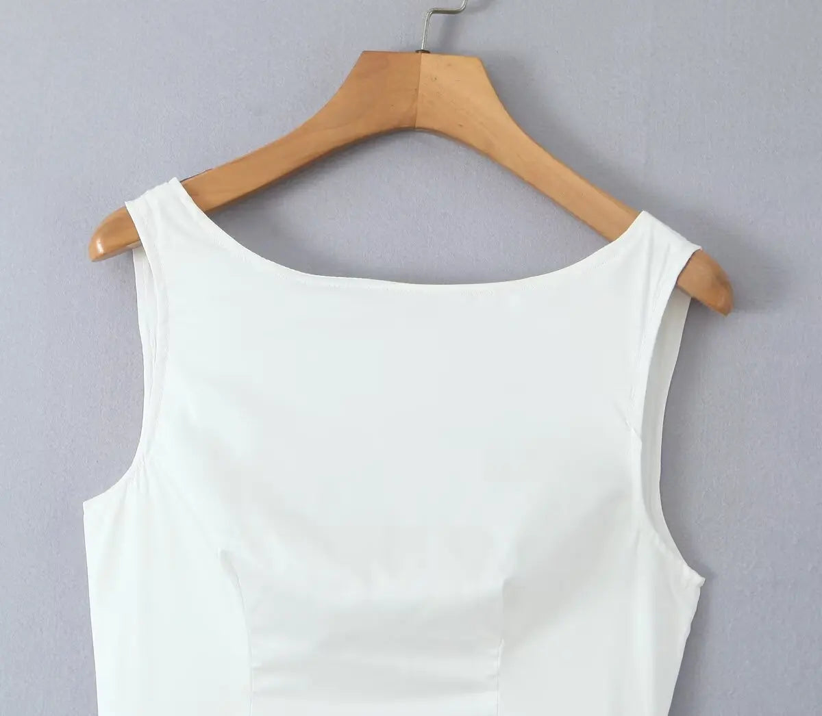 Solid Halter Backless Long Party Dress